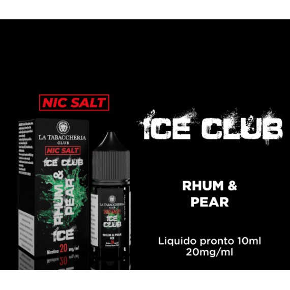 La Tabaccheria Rhum & Pear Ice Club Liquido Pronto 10ml