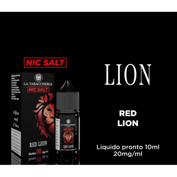 La Tabaccheria Red Lion Nic Salt Liquido Pronto 10ml