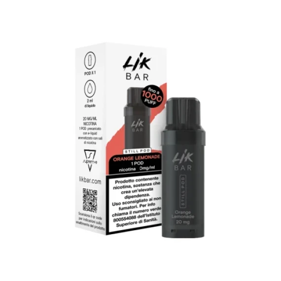 Lik Bar Still Orange Lemonade Pod Usa e Getta 0mg/ml