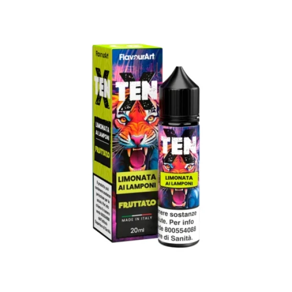 Flavourart Limonata Ai Lamponi Ten-X Shot 20ml 0mg/ml