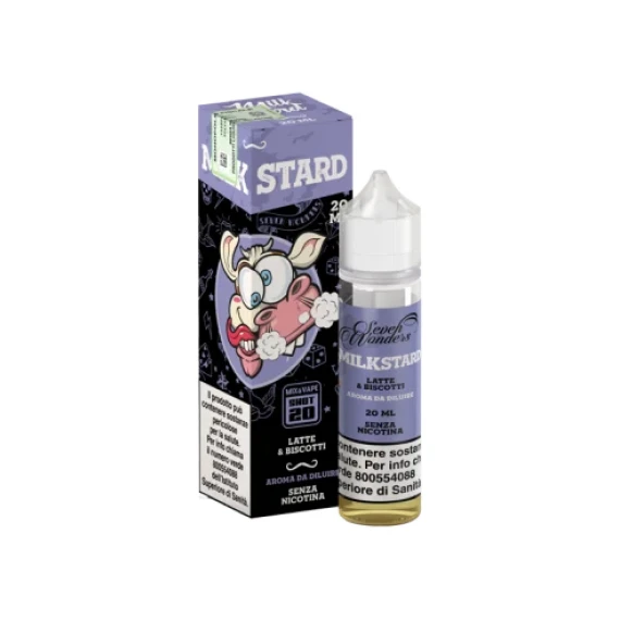 Seven Wonders Milkstard Aroma Shot 20 su 60ml 0mg/ml