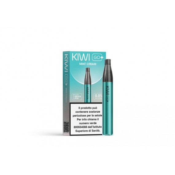 Kiwi Go PLUS Starter Kit + Pod Precaricata Mint Cream 0mg/ml Usa e Getta