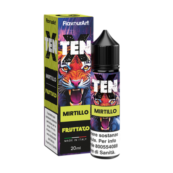 Flavourart Mirtillo Ten-X Shot 20ml 0mg/ml