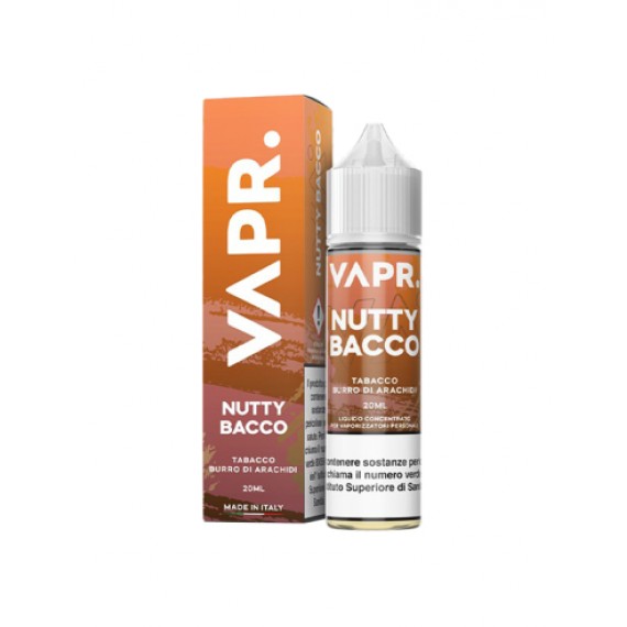 VAPR. Nutty Bacco Aroma Shot 20 su 60ml 0mg/ml