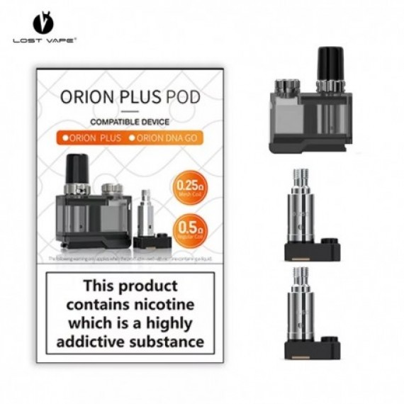 Lost Vape Orion Plus Pod Ricambio 0.5 Ohm + 0.25 Ohm