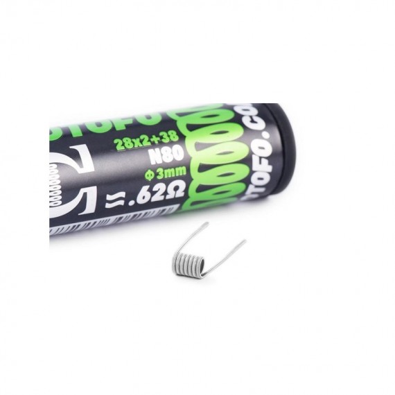 Wotofo Dual Core Fused Clapton N80 0.62 Ohm x10 Pezzi