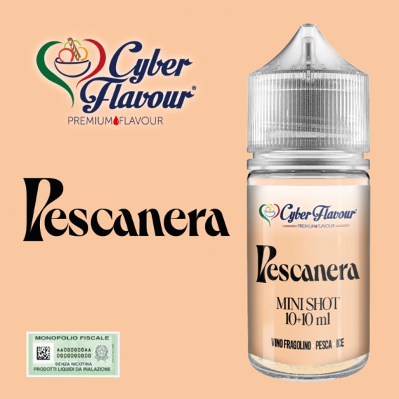 Cyber Flavour Pesca Nera Mini Shot 10 su 20ml 0mg/ml