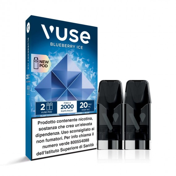 Vuse Pod Precaricate Usa E Getta Blueberry Ice x2 Pezzi