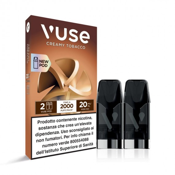 Vuse Pod Precaricate Usa E Getta Creamy Tobacco x2 Pezzi