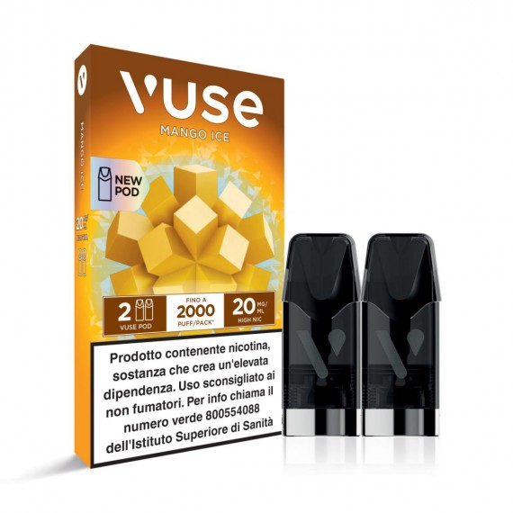 Vuse Pod Precaricate Usa E Getta Mango Ice x2 Pezzi