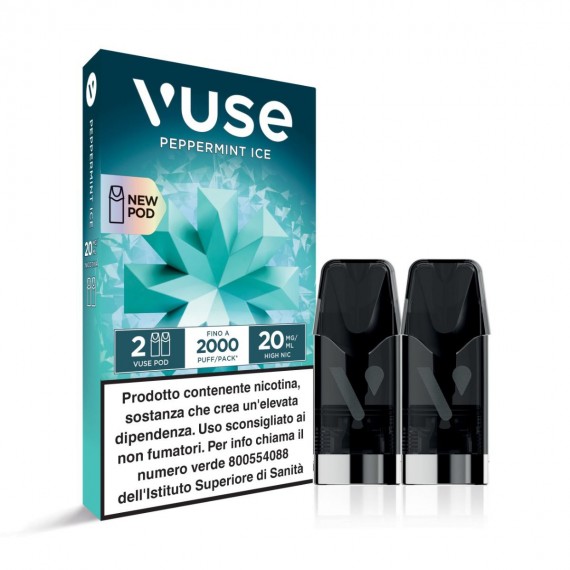 Vuse Pod Precaricate Usa E Getta Peppermint Ice x2 Pezzi