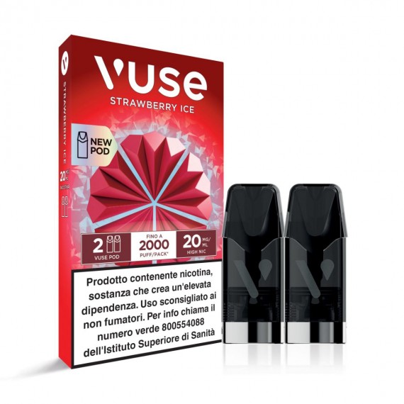 Vuse Pod Precaricate Usa E Getta Strawberry Ice x2 Pezzi