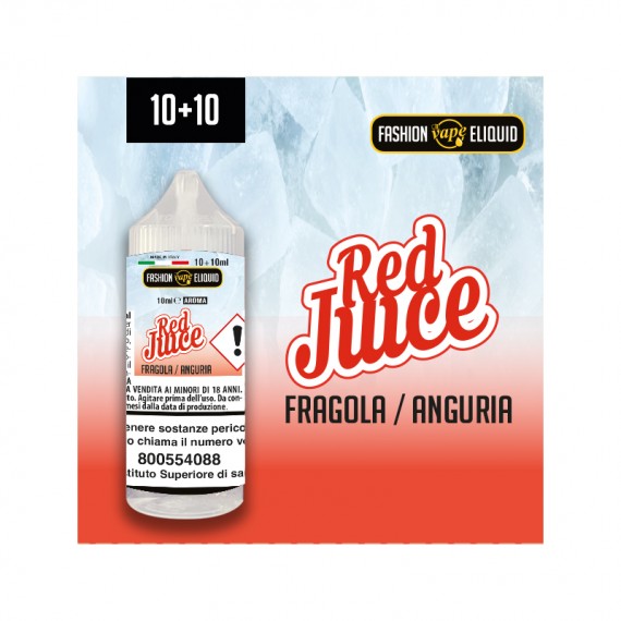 Fashion Vape Red Juice Aroma Mini Shot 10 su 20ml 0mg/ml