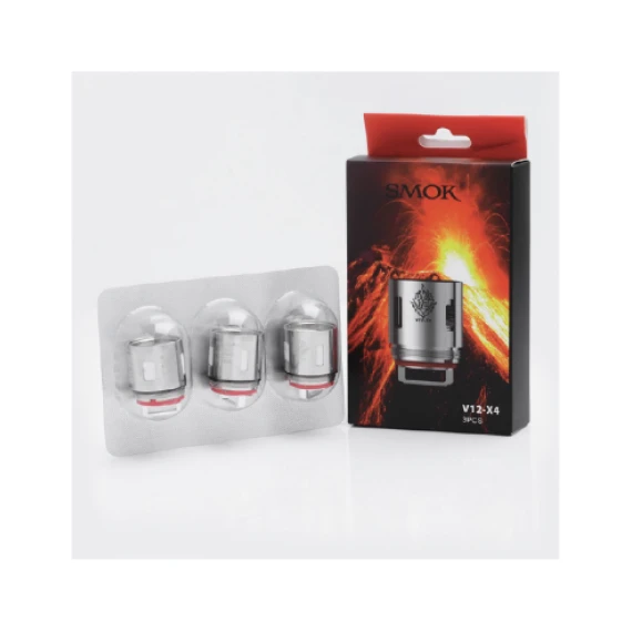 Smok TFV12 Coil Ricambio V12 X4 Quadruple 0.15 Ohm x3 Pezzi