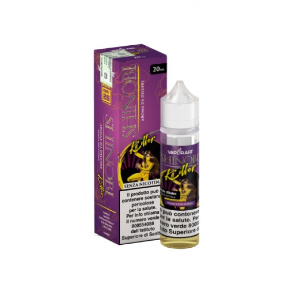Vaporart Shinobi Killer Aroma Istantaneo 20 su 60ml 0mg/ml