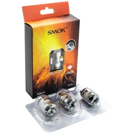 Smok Coil Ricambio TFV8 Baby V2 A3 Triple 0.15 Ohm x3 Pezzi