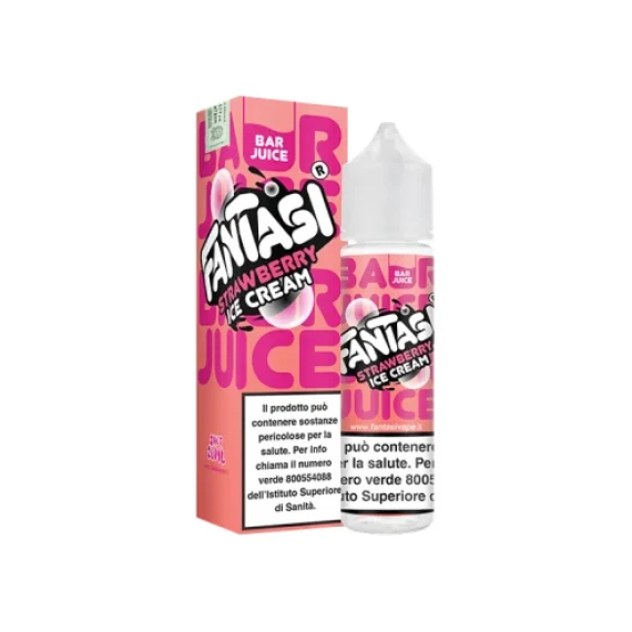 Fantasi Vape Strawberry Ice Cream Aroma Shot 20ml 0mg/ml