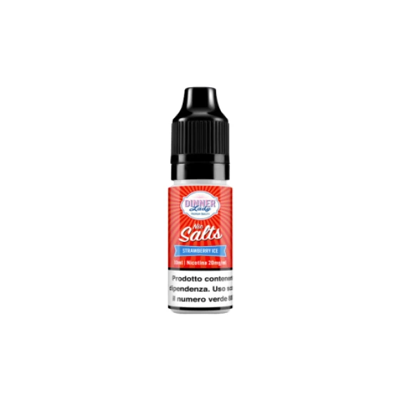 Dinner Lady Strawberry Ice Liquido Pronto 10ml Nic Salt