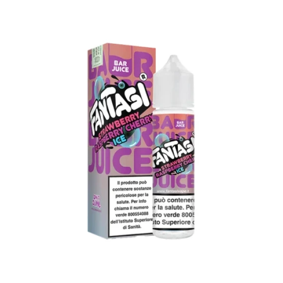 Fantasi Vape Strawberry Raspberry Cherry Ice Aroma Shot 20ml 0mg/ml