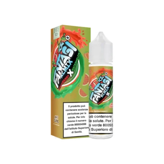Fantasi Vape Strawberry X Watermelon Aroma Shot 20ml 0mg/ml