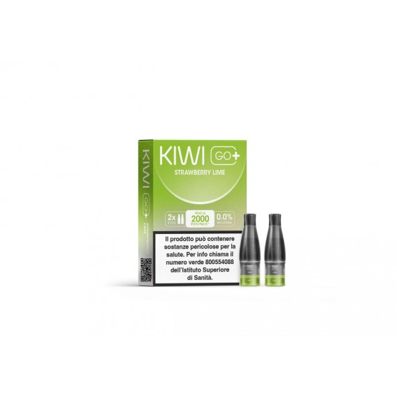 Kiwi Go PLUS Pod Precaricate Strawberry Lime x2 Pezzi