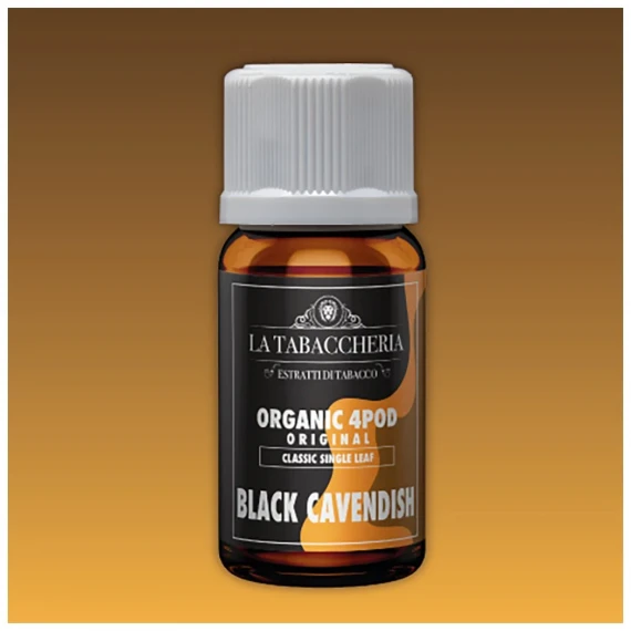 La Tabaccheria Organic 4 Pod Black Cavendish Aroma Concentrato 10ml