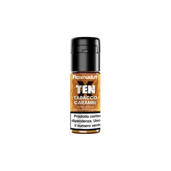 Flavourart Tabacco Caramel Ten-X Liquido Pronto 10ml