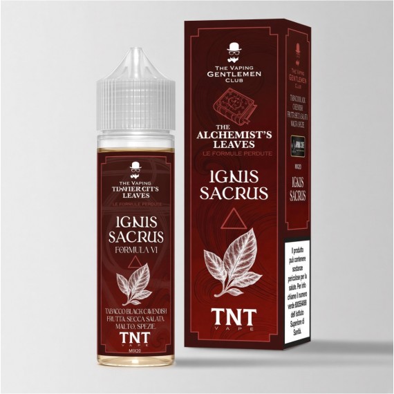 Tnt Vape Ignis Sacrus The Alchemist's Leaves Aroma Shot 20ml 0mg/ml