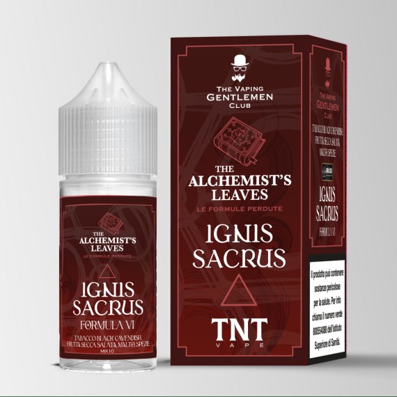 Tnt Vape Ignis Sacrus The Alchemist's Leaves Mini Shot 10 su 20ml 0mg/ml