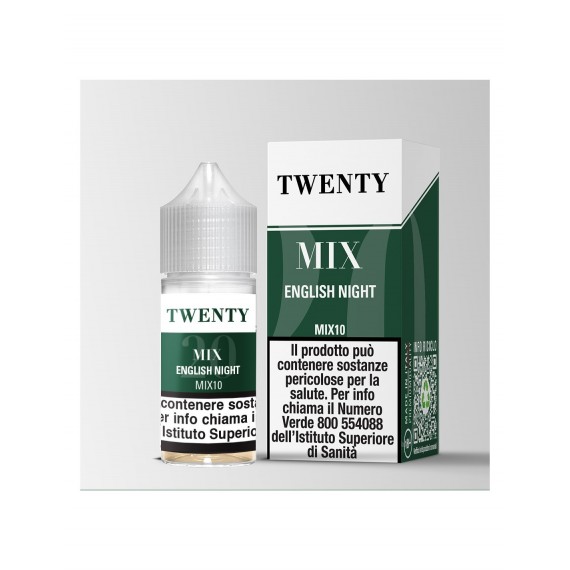 Tnt Vape English Night Twenty Mix Mini Shot 10 su 20ml 0mg/ml