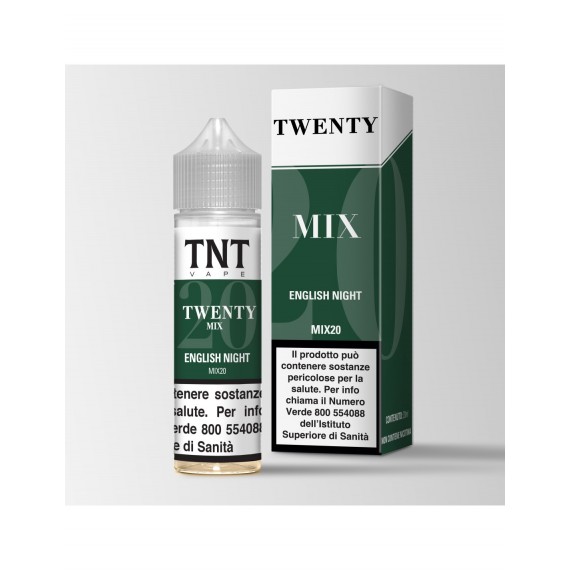 Tnt Vape Twenty Mix English Night Aroma Istantaneo 20ml 0mg/ml