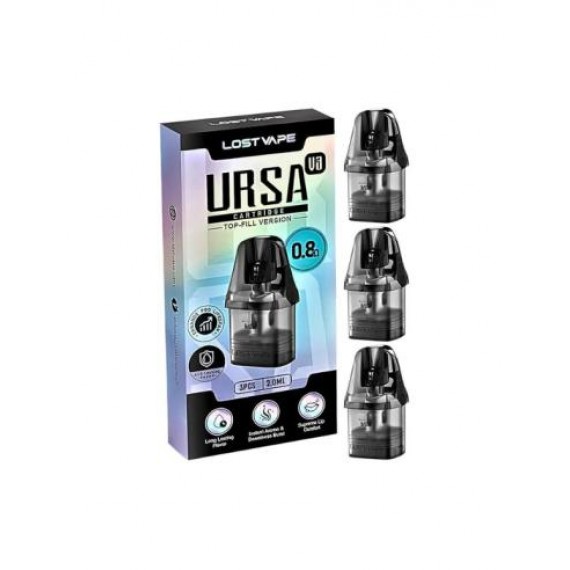 Lost Vape Ursa Nano V3 Top Fill Pod Ricambio 2,5ml x3 Pezzi
