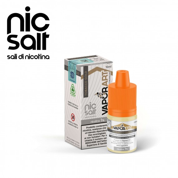 Vaporart NIC SALT Tobacco Gold Liquido Pronto 10ml