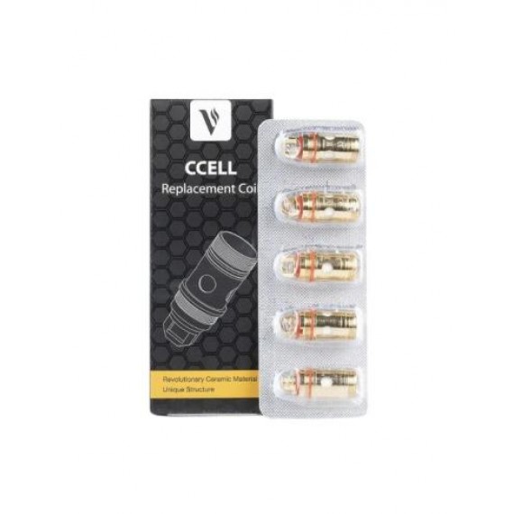 Vaporesso CCELL GD SS Ceramic Coil Ricambio 0.6 Ohm x5 Pezzi