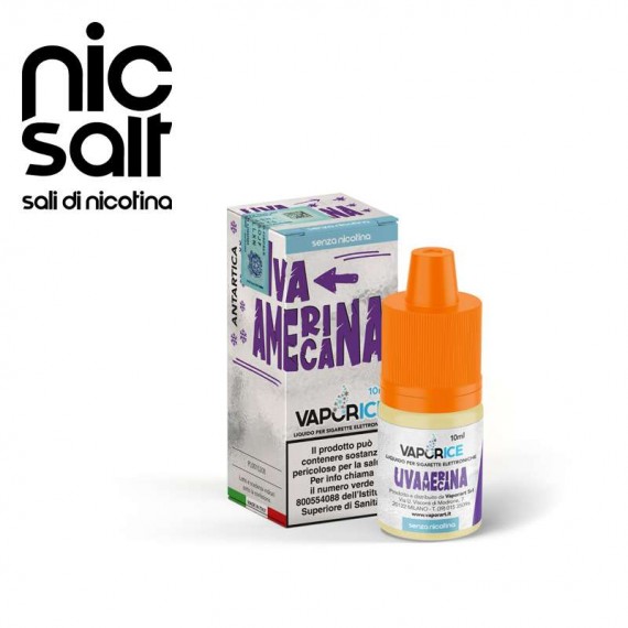 Vaporart NIC SALT Uva Americana Liquido Pronto 10ml