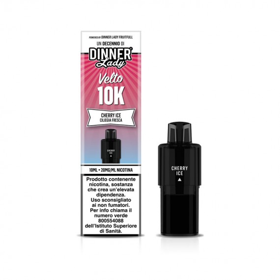 Dinner Lady Velto 10K Cherry Ice Pod Precaricata 10ml