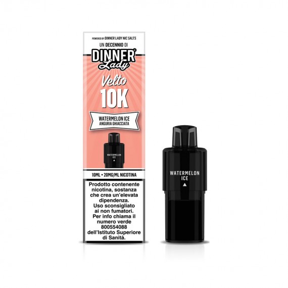 Dinner Lady Velto 10K Watermelon Ice Pod Precaricata 10ml