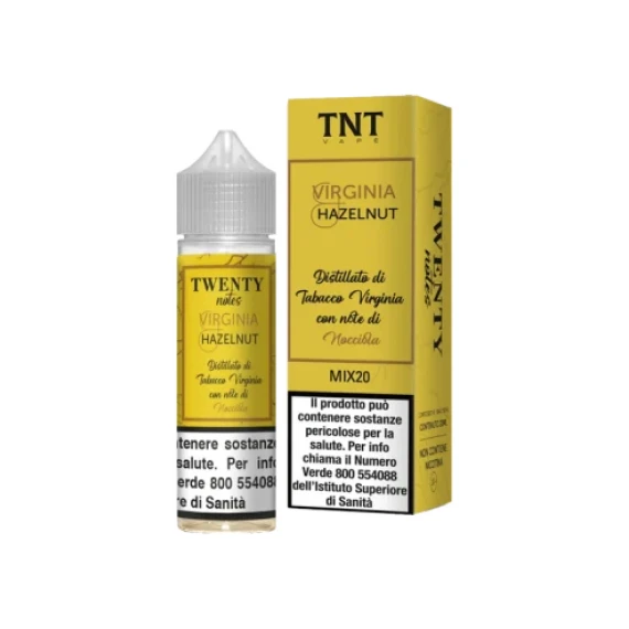 Tnt Vape Twenty Notes Virginia Hazelnut Aroma Istantaneo 20ml 0mg/ml
