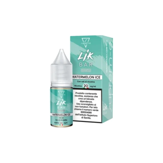 Lik Bar Watermelon Ice Liquido Pronto 10ml Nic Salt