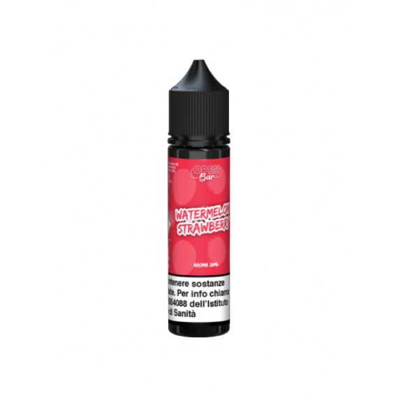 Shake N Vape Open Bar Watermelon Strawberry Shot 20ml 0mg/ml