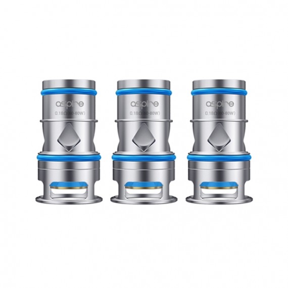 Aspire Testine Coil di Ricambio Odan x3 Pezzi 0,18 Ohm