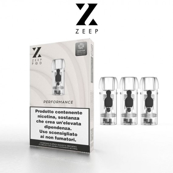 Zeep 2 Trasparente  Mesh  Pod  Ricambio  1.0Ohm  Zeep  3  Pezzi